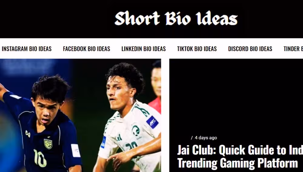 shortbioideas com