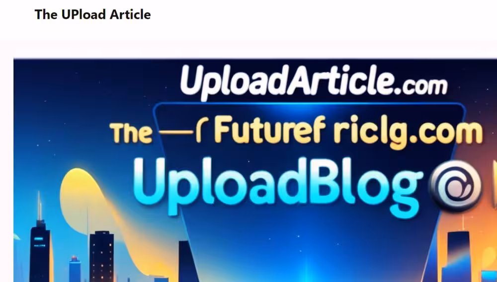 theuploadarticle com